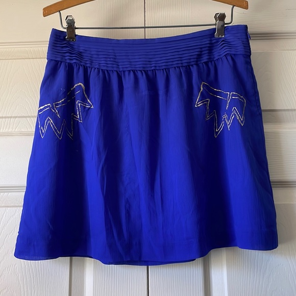 LOFT Skirts Royal Blue Loft Mini Skirt Poshmark